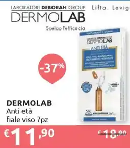 Ipersoap DERMOLAB Anti età fiale viso offerta