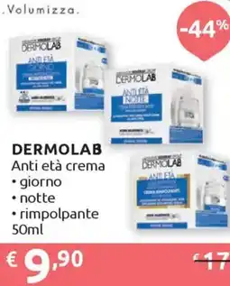 Ipersoap DERMOLAB Anti età crema, giorno, notte, rimpolpante offerta
