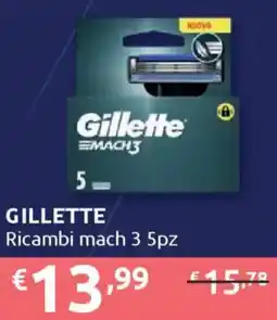 Ipersoap GILLETTE Ricambi mach 3 offerta