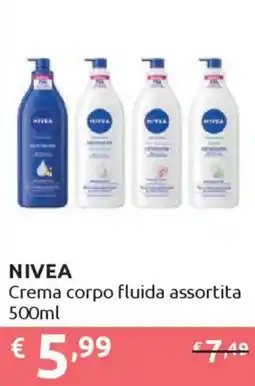 Ipersoap NIVEA Crema corpo fluida offerta