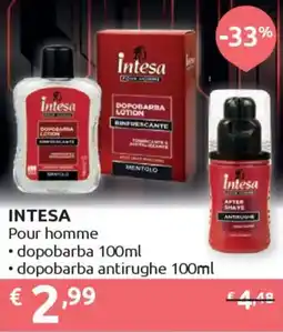 Ipersoap INTESA Pour homme, dopobarba, dopobarba a offerta