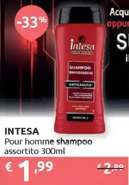 Ipersoap INTESA Pour homme shampoo offerta