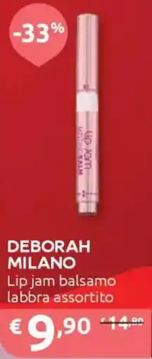 Ipersoap DEBORAH MILANO Lip jam balsamo labbra offerta