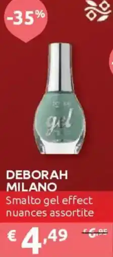 Ipersoap DEBORAH MILANO Smalto gel effect offerta
