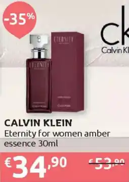 Ipersoap CALVIN KLEIN Eternity for women amber essence offerta