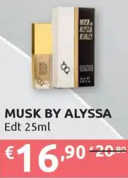 Ipersoap MUSK BY ALYSSA Edt offerta