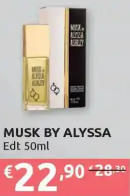 Ipersoap MUSK BY ALYSSA Edt offerta