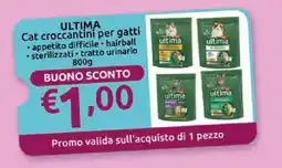 Ipersoap ULTIMA Cat croccantini per gatti offerta