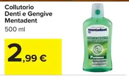 Carrefour Collutorio Denti e Gengive Mentadent offerta