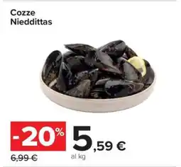 Carrefour Cozze Nieddittas offerta