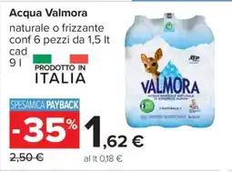 Carrefour Acqua Valmora offerta