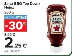 Carrefour Salsa BBQ Top Down Heinz offerta