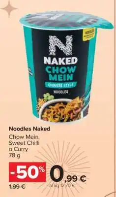Carrefour Noodles Naked offerta