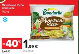 Carrefour Minestrone Ricco Bonduelle offerta