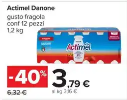 Carrefour ACTIMEL DANONE offerta