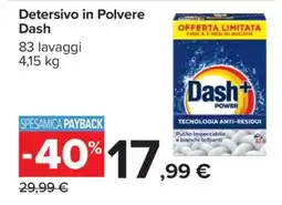 Carrefour Detersivo in Polvere Dash offerta