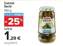 Carrefour Cetrioli Saclà offerta