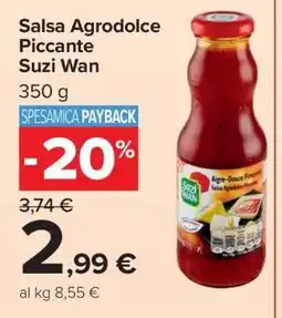 Carrefour Salsa agrodolce piccante Suzi Wan offerta
