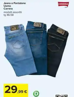 Carrefour Jeans o Pantalone Uomo offerta