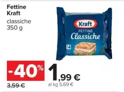 Carrefour Fettine Kraft offerta