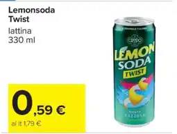 Carrefour Lemonsoda Twist offerta