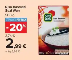 Carrefour Riso Basmati Suzi Wan offerta