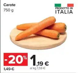 Carrefour Carote offerta