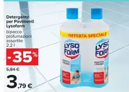 Carrefour Detergente per Pavimenti Lysoform offerta