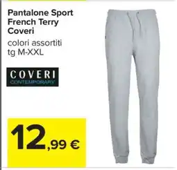 Carrefour Pantalone Sport French Terry Coveri offerta