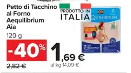 Carrefour Petto di Tacchino al Forno Aequilibrium AIA offerta