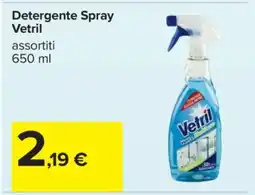 Carrefour DETERGENTE SPRAY VETRIL offerta