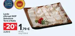 Carrefour Lardo d'Arnad DOP Selezione Terre d'Italia offerta