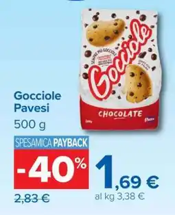 Carrefour Gocciole Pavesi offerta