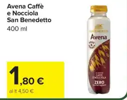 Carrefour Avena Caffè e Nocciola San Benedetto offerta