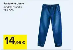 Carrefour PANTALONE UOMO offerta