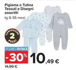 Carrefour Pigiama o Tutina offerta