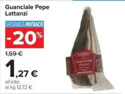 Carrefour Guanciale Pepe Lattanzi offerta