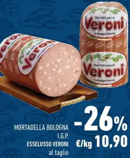 Conad Mortadella bologna i.g.p. esselusso VERONI offerta