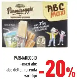 Conad Parmareggio maxi abc abc delle merenda offerta