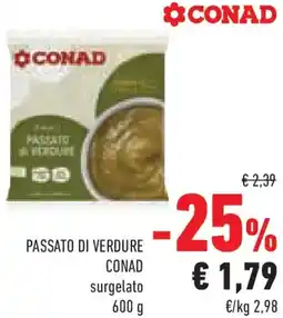 Conad Passato di verdure CONAD offerta