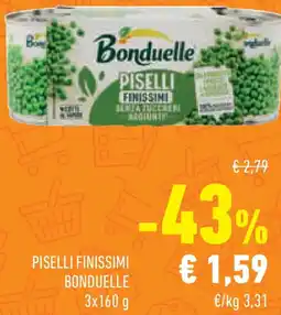 Conad Piselli finissimi BONDUELLE offerta