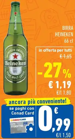 Conad Birra HEINEKEN offerta