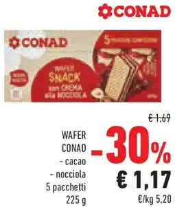 Conad Wafer CONAD offerta
