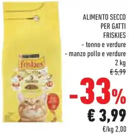 Conad Alimento secco per gatti FRISKIES offerta