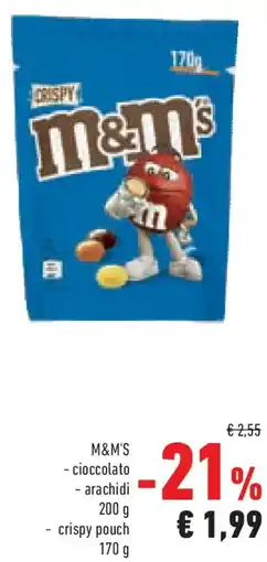 Conad M&M'S cioccolato arachidi offerta