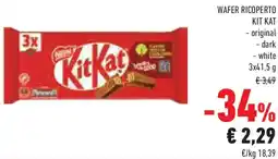 Conad Wafer ricoperto KIT KAT offerta