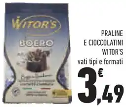 Conad Praline e cioccolatini WITOR'S offerta