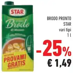 Conad Brodo pronto STAR offerta