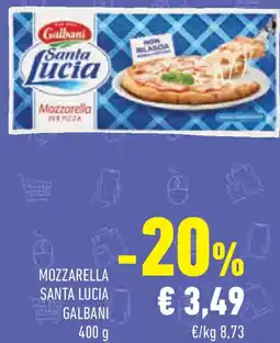 Conad Mozzarella santa lucia GALBANI offerta
