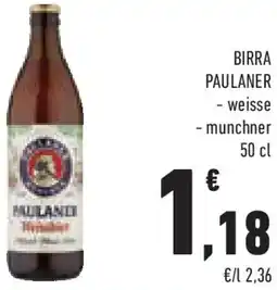 Conad Birra PAULANER offerta